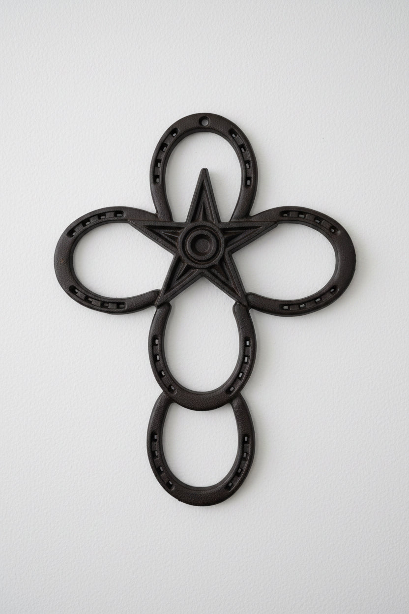THANK YOU - Horseshoe Cross with Star