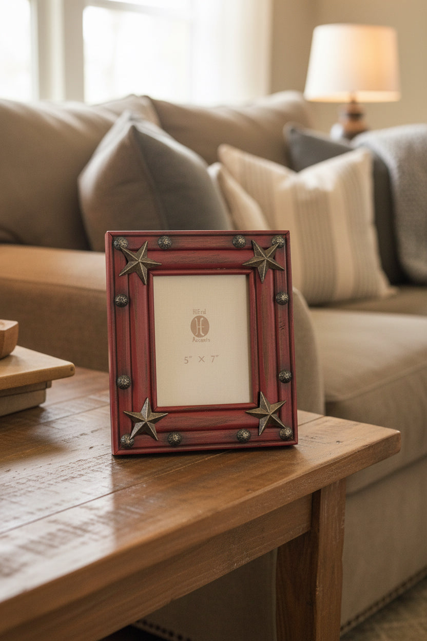 THANK YOU - Red 5x7 Texas Lone Star Picture Frame