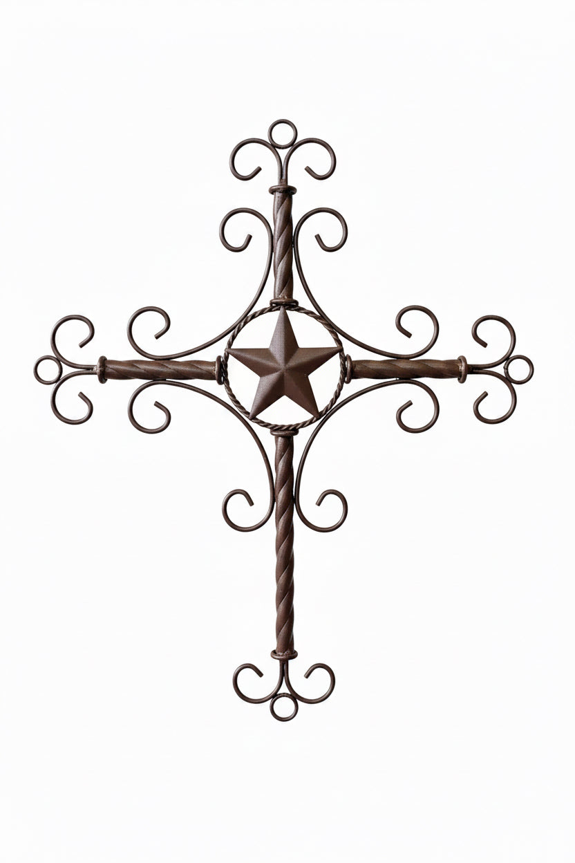 THANK YOU - Metal Cross with Star