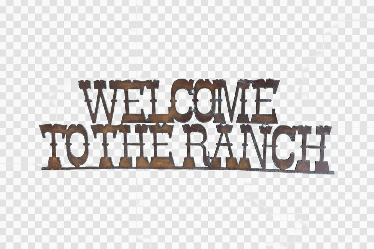 THANK YOU - Welcome to the Ranch metal sign