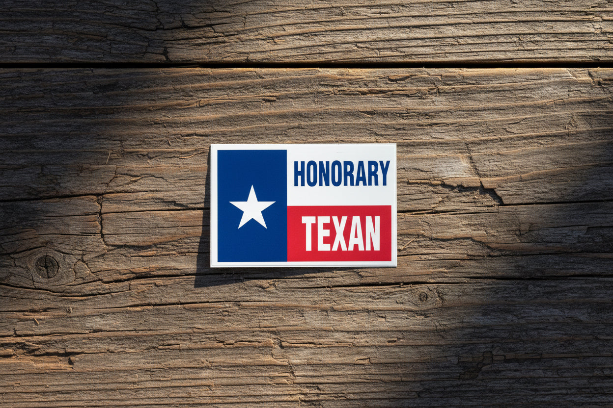 THANK YOU - Honorary Texan Sticker
