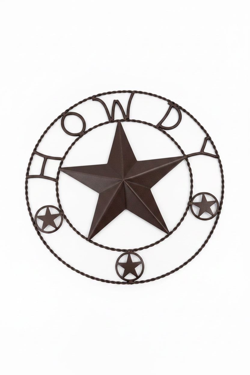 THANK YOU - Howdy Star Metal Art