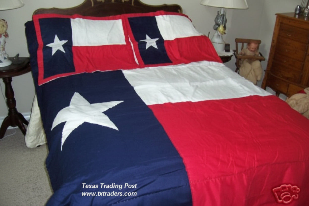A Texas Flag Comforter/Bedding -Twin