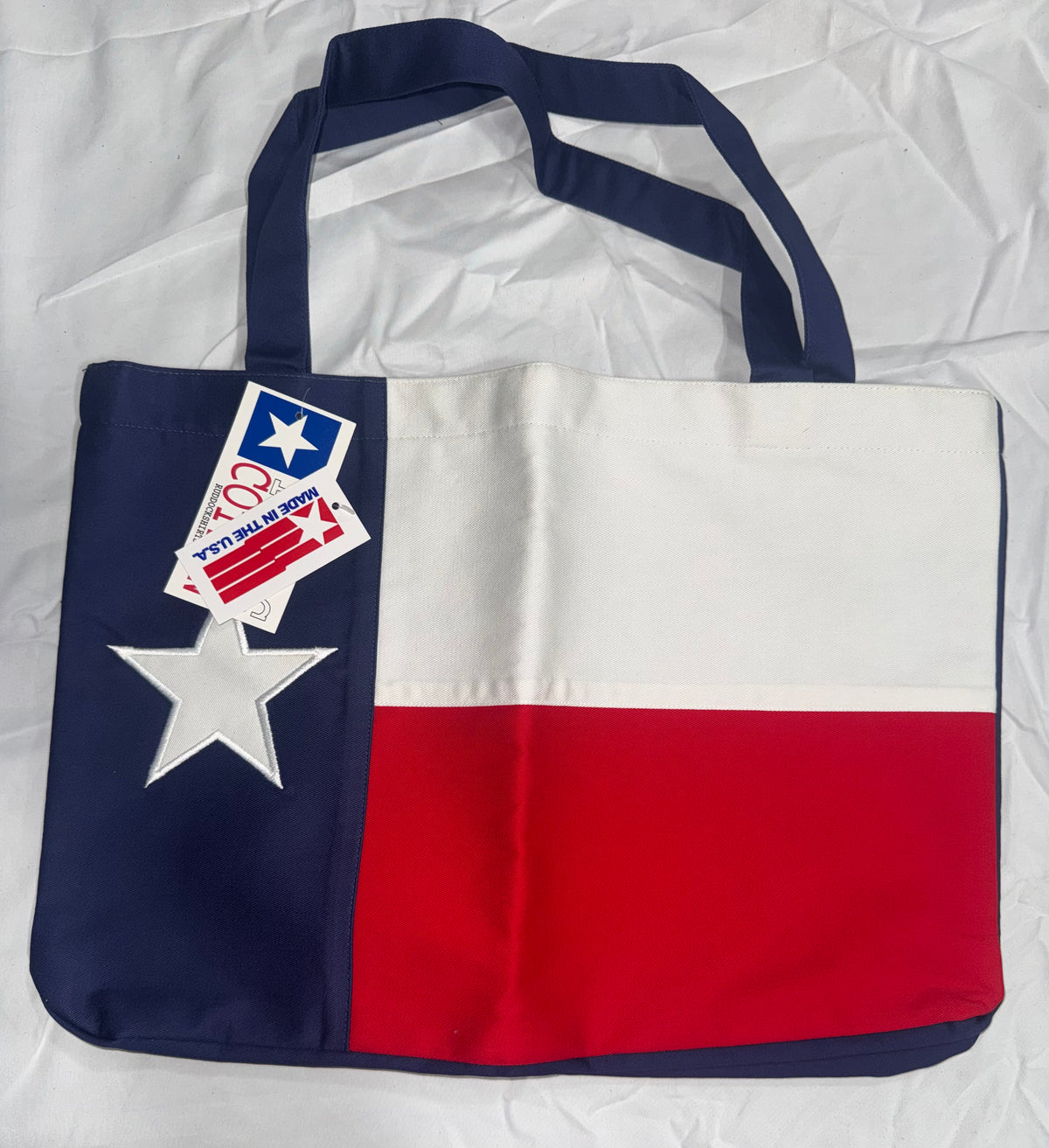 Texas Flag Cotton Tote Bag