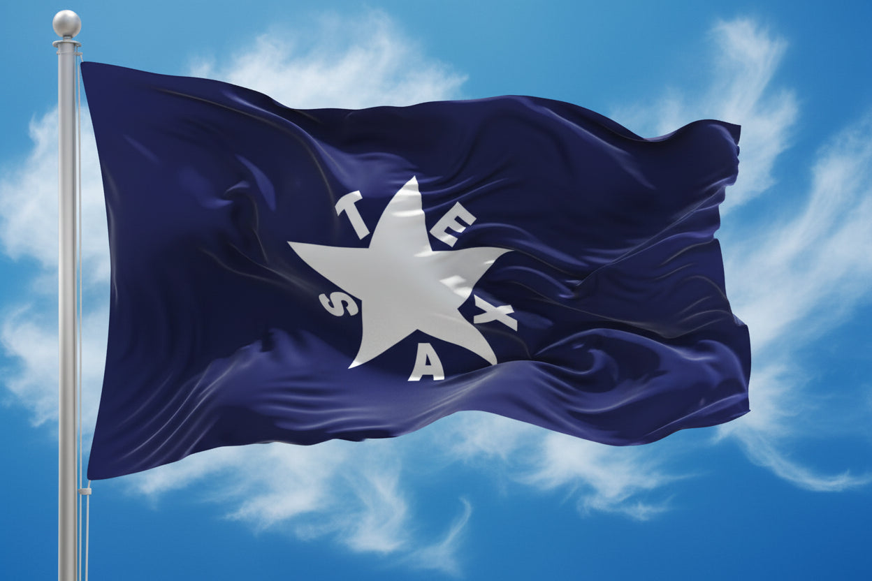 THANK YOU - Lorenzo De Zavala Flag 3’ x 5’