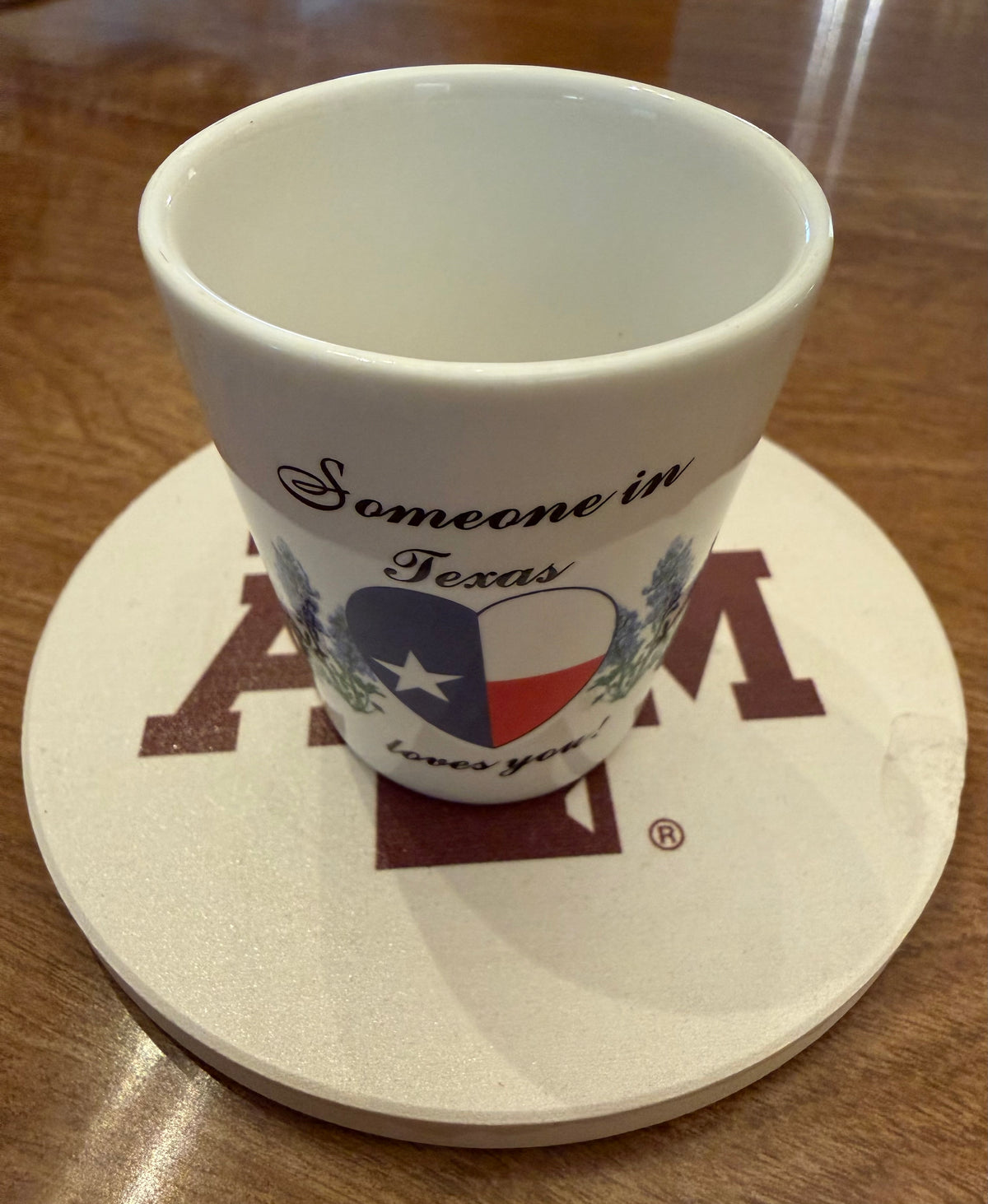 Texas Shot Glass - "Someone in Texas Loves You"
