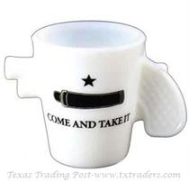 Texas Shot Glass - Pistol Shaped Come and Take It