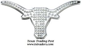 Car or Truck Auto Emblem - Bevo with Bling