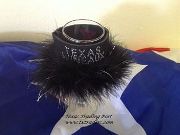 Wine Glass Coozie Texas Wineaux with Bling