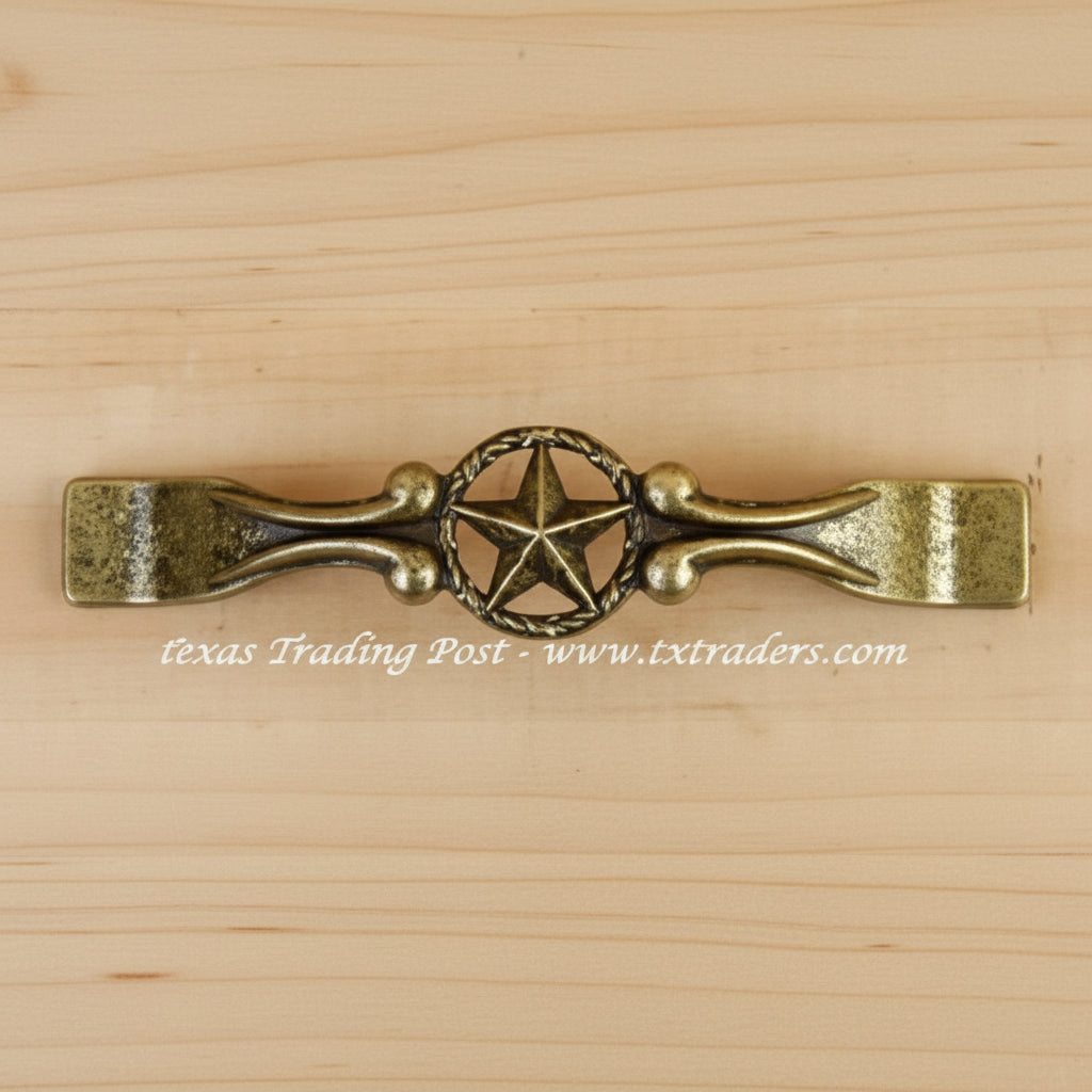 Drawer Handle with the Texas Lone Star