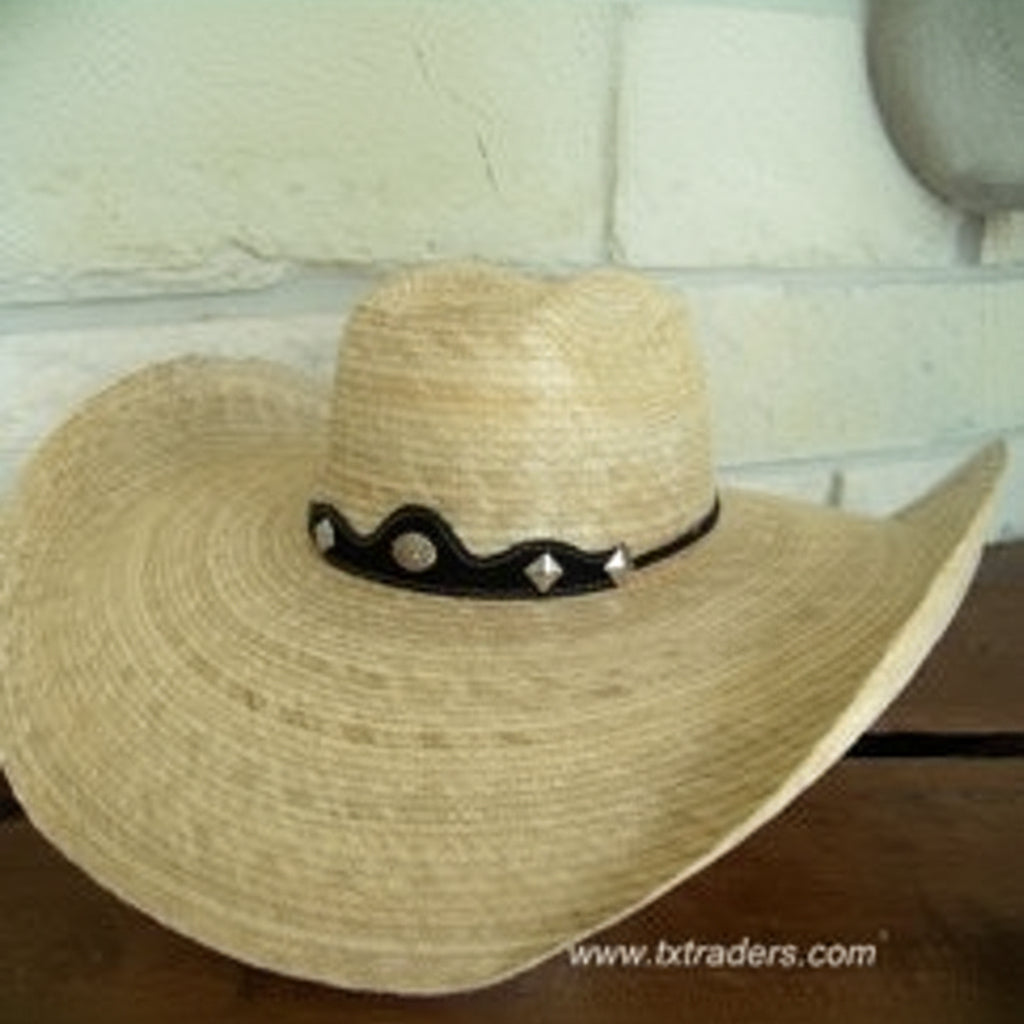 Texas Camechana Palm Cowboy Hat (Alamo Crown)