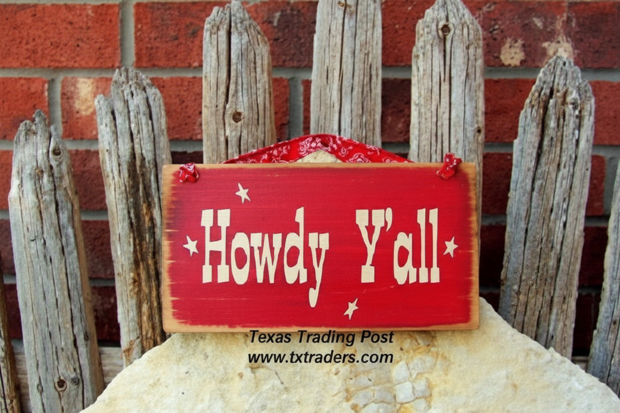 Texas Sign "Howdy Y'all"