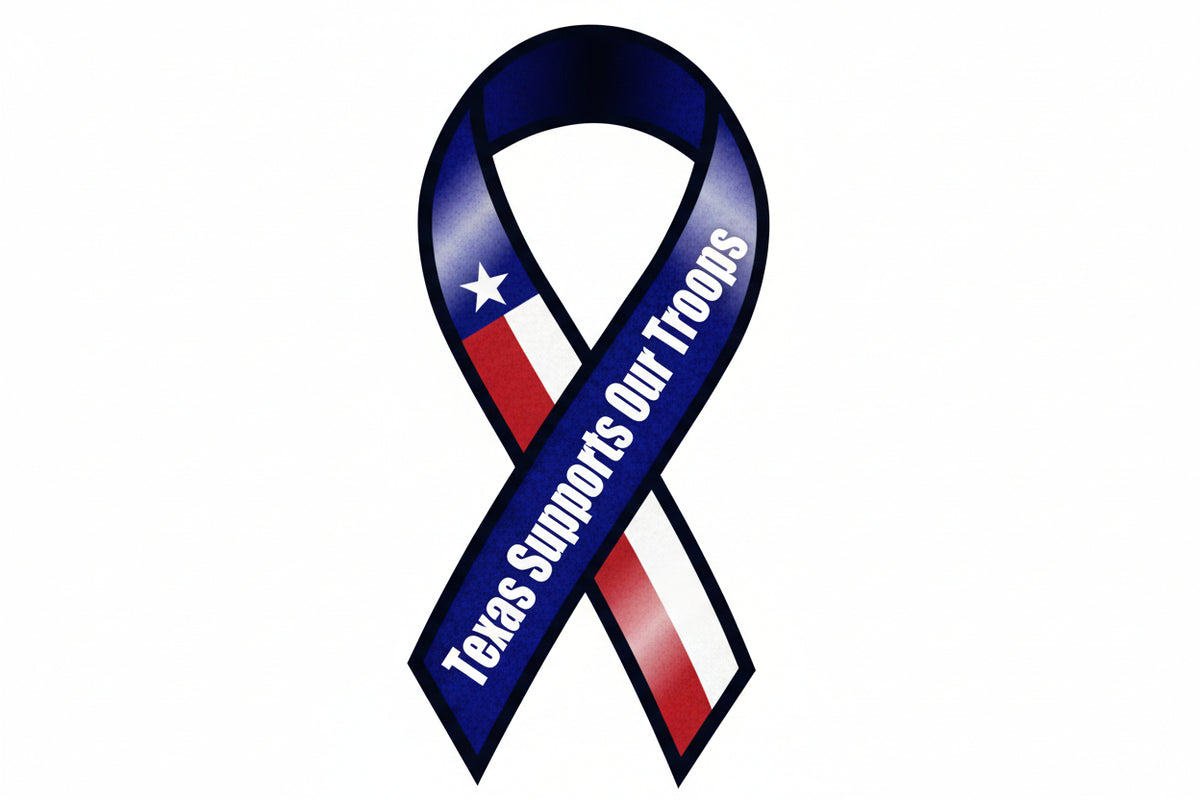 Lapel Pin Texas Supports Our Troops