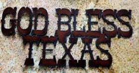 Texas Sign - God Bless Texas