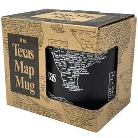 Coffee Mug with the Map of Texas