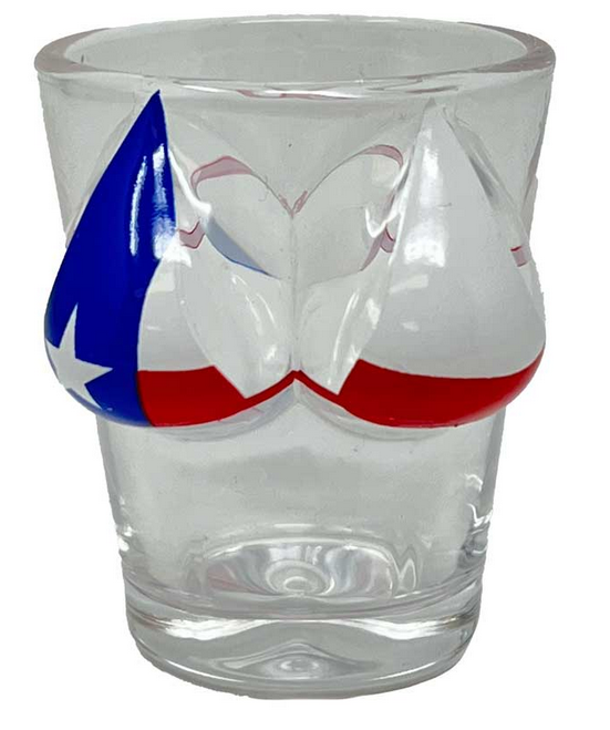 Texas Shot Glass - Texas Flag Bikini