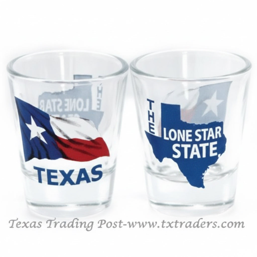 Texas Shot Glass - Texas Lone Star State