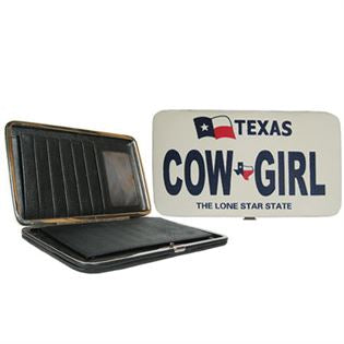 Texas Cow Girl Frame Wallet - Billfold