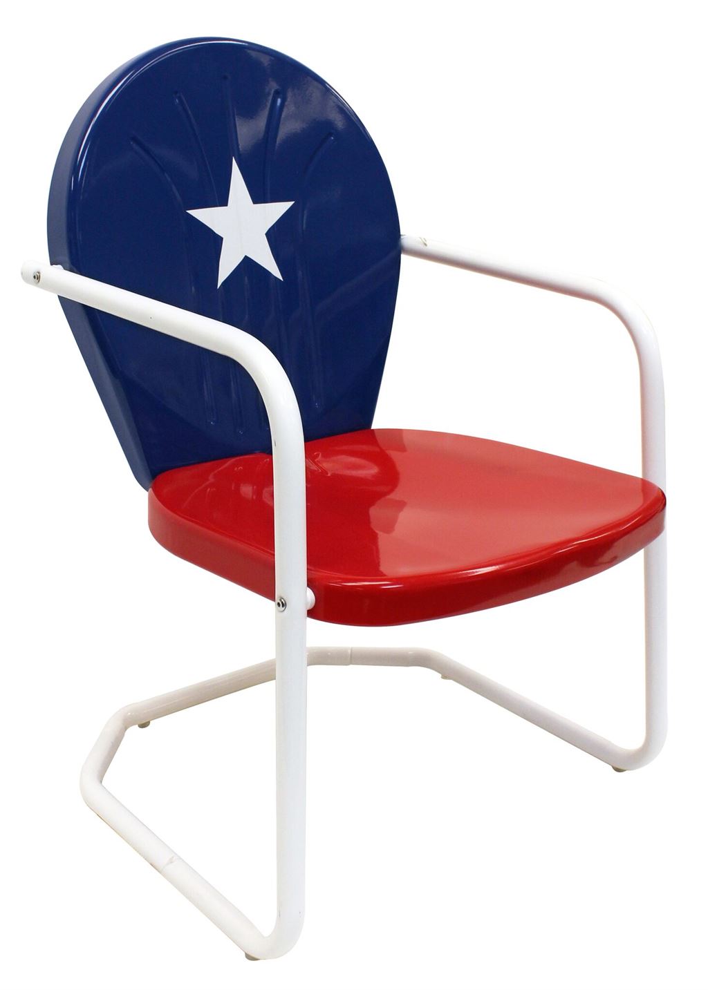 Retro Metal Texas Lawn Chair for your Texas Patio