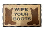 THANK YOU - Wipe Your Boots wooden sign