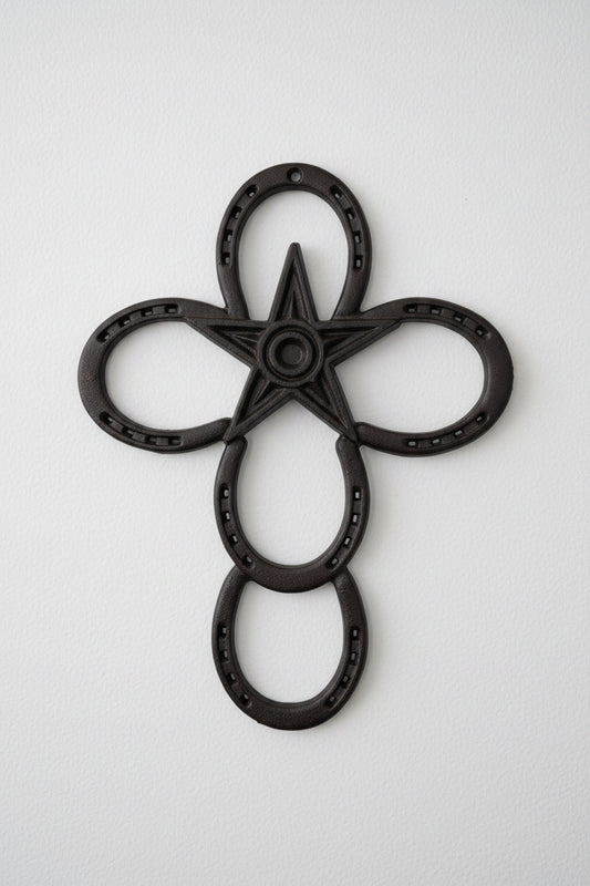 THANK YOU - Horseshoe Cross with Star