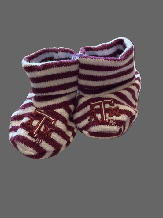 THANK YOU - Texas A&M Newborn Booties