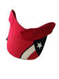 THANK YOU - Red Visor with Embroidered Texas Flag