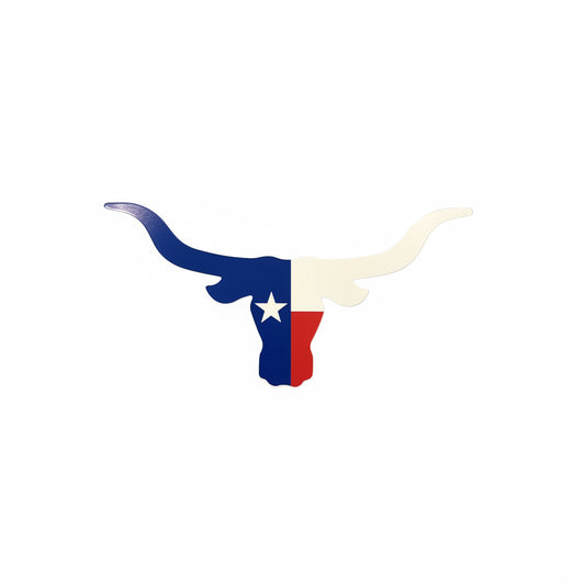 THANK YOU - Texas Flag Longhorn Sticker