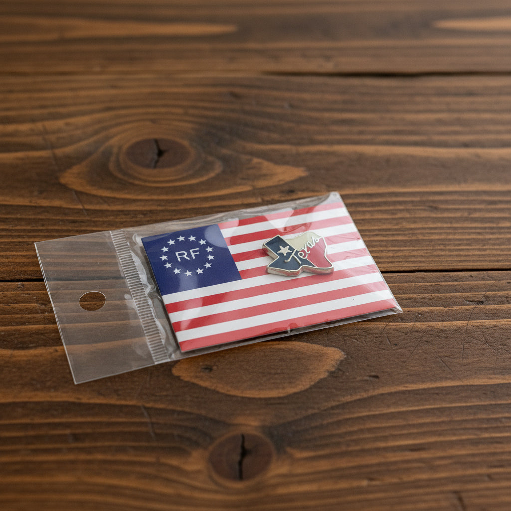 THANK YOU - Texas Shaped Lapel Pin