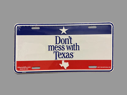 THANK YOU - Texas License Plate - Don't Mess with Texas