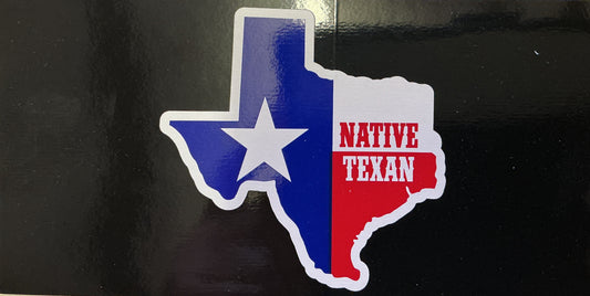 THANK YOU - Texas - Native Texan Bumper Sticker