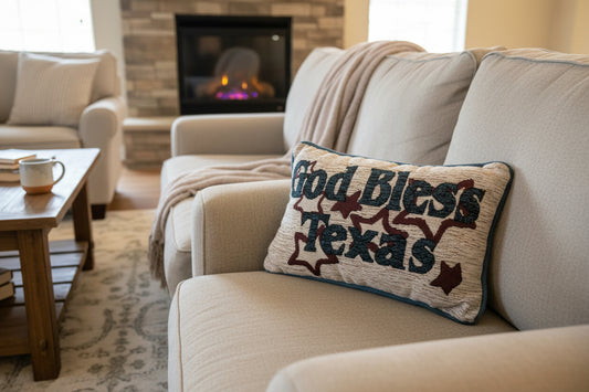 THANK YOU - God Bless Texas - Texas Pillow