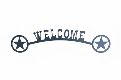 THANK YOU - Metal Welcome Sign with Lone Star emblems