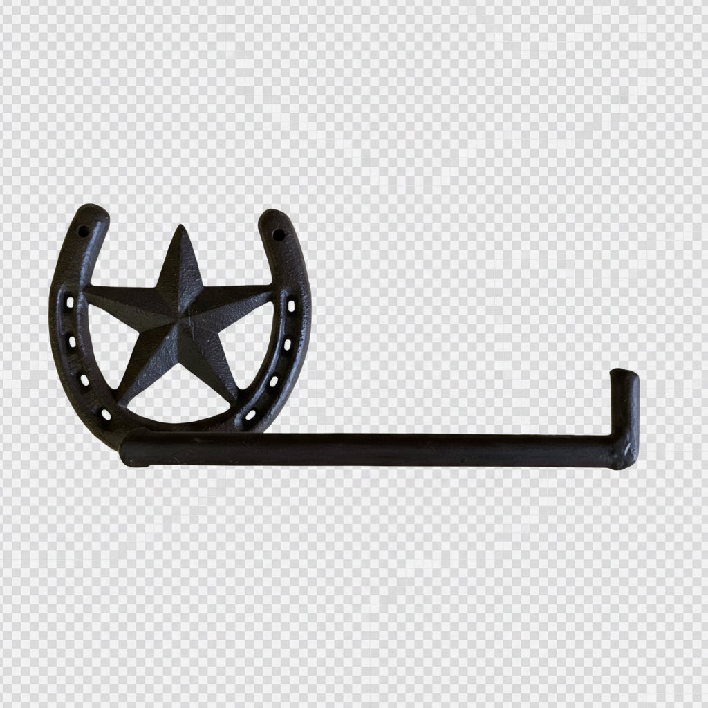 THANK YOU - Rustic Metal Star Toilet Paper Holder 5x7 single star