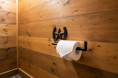 THANK YOU - Rustic Metal Star Toilet Paper Holder 5x7 single star
