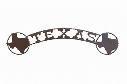THANK YOU - Curved Metal Texas Wall Art