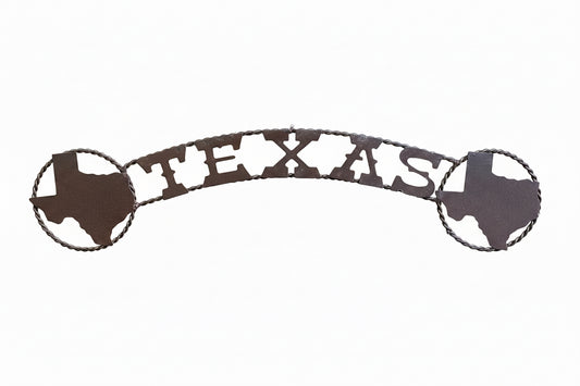 THANK YOU - Curved Metal Texas Wall Art