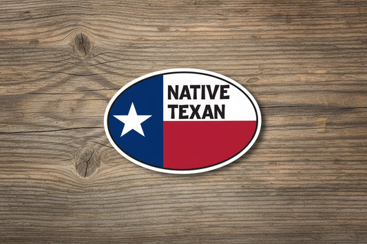 THANK YOU - Native Texan sticker
