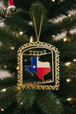 THANK YOU - Spinner Ornament with the State of Texas and  "Texas"