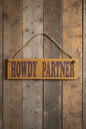 THANK YOU - Howdy Partner Wood Sign