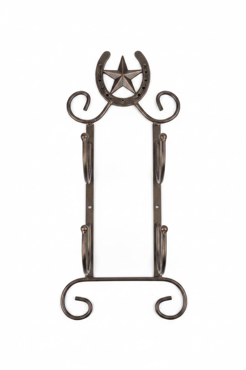 THANK YOU - Lone Star Horseshoe Rolled Towel Rack
