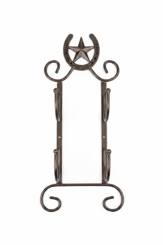 THANK YOU - Lone Star Horseshoe Rolled Towel Rack