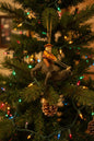 THANK YOU - Santa Riding a Bull Christmas Tree Ornament