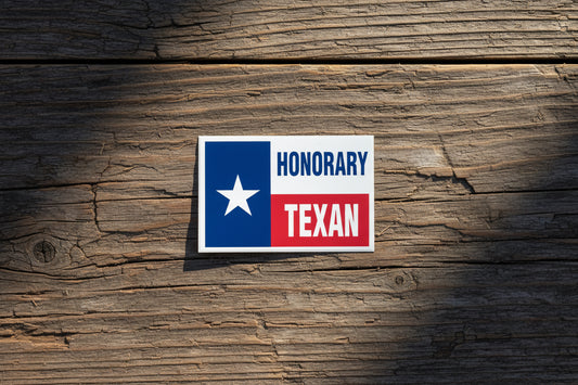 THANK YOU - Honorary Texan Sticker