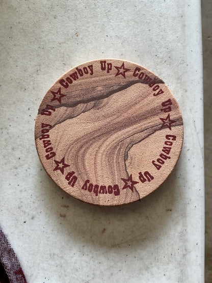 THANK YOU - Texas Size Sandstone Coasters