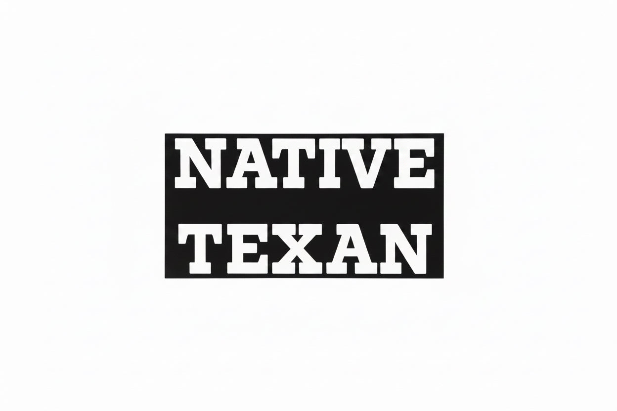 THANK YOU - Native Texan Sticker