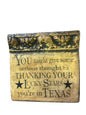THANK YOU - Hand Cast Stone - You Might Give Some Serious Thought to Thanking...