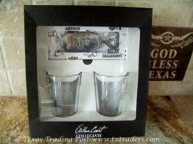 Hand Crafted Texas A&M Pub Glass and Opener