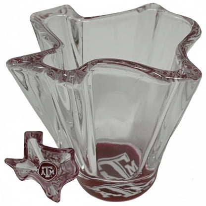 Texas A&M Shot Glass  - Texas Shaped
