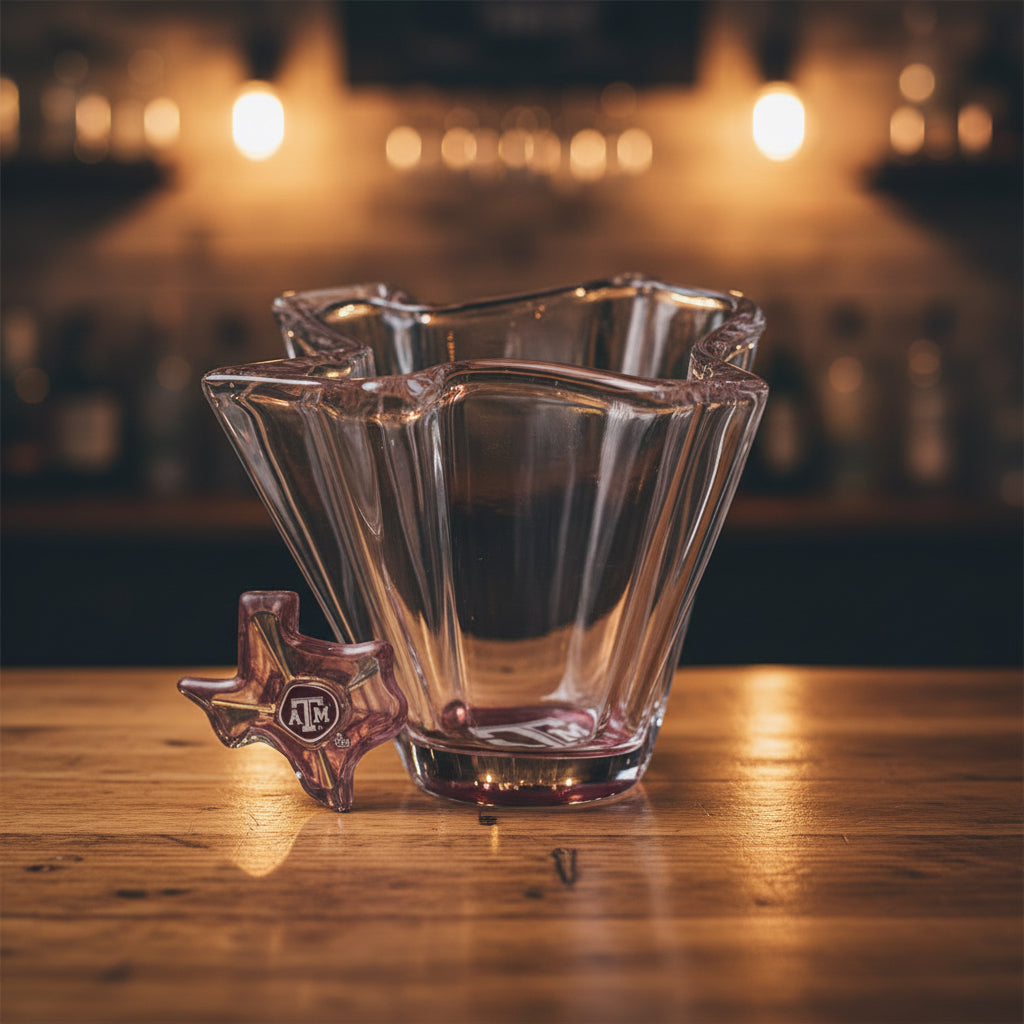 THANK YOU - Texas A&M Shot Glass  - Texas Shaped